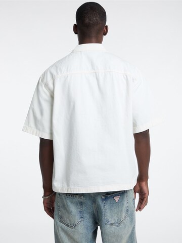 GUESS Regular fit Button Up Shirt in Beige