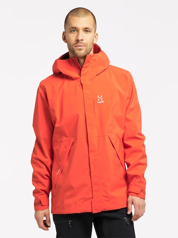 Haglöfs Outdoorjacke 'Tjärn' in Orange: predná strana