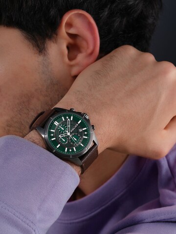 POLICE Analog watch 'Burbank' in Brown