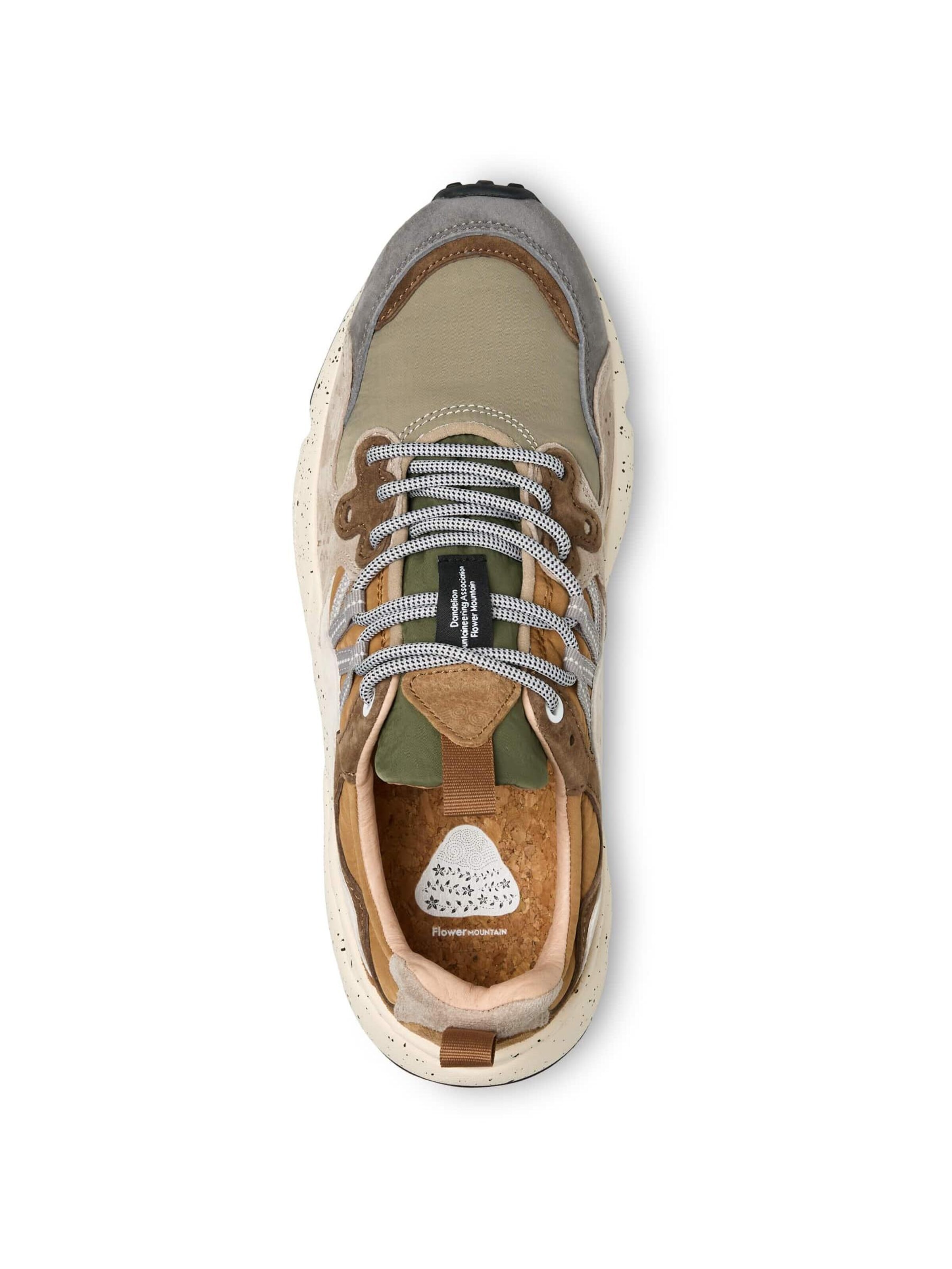 Baskets basses 'YAMANO 3 MAN' Flower Mountain en gris
