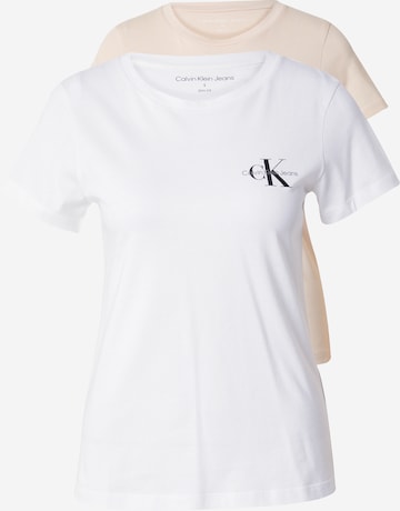 Calvin Klein Jeans Shirt in Roze: voorkant