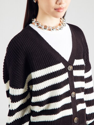 VERO MODA Gebreid vest 'VMLEA' in Zwart