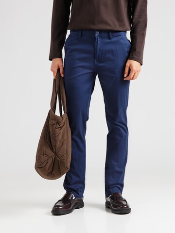 Regular Pantalon chino Pepe Jeans en bleu : devant