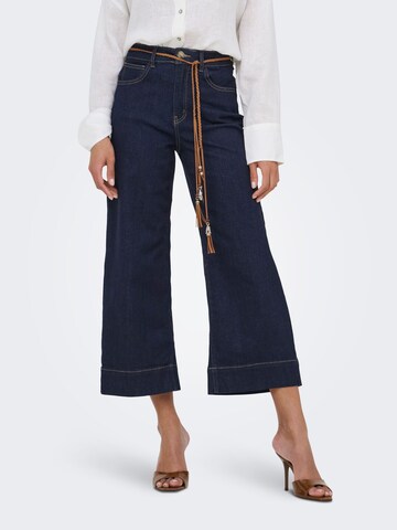 Wide leg Jeans 'ONLMadison' di ONLY in blu: frontale