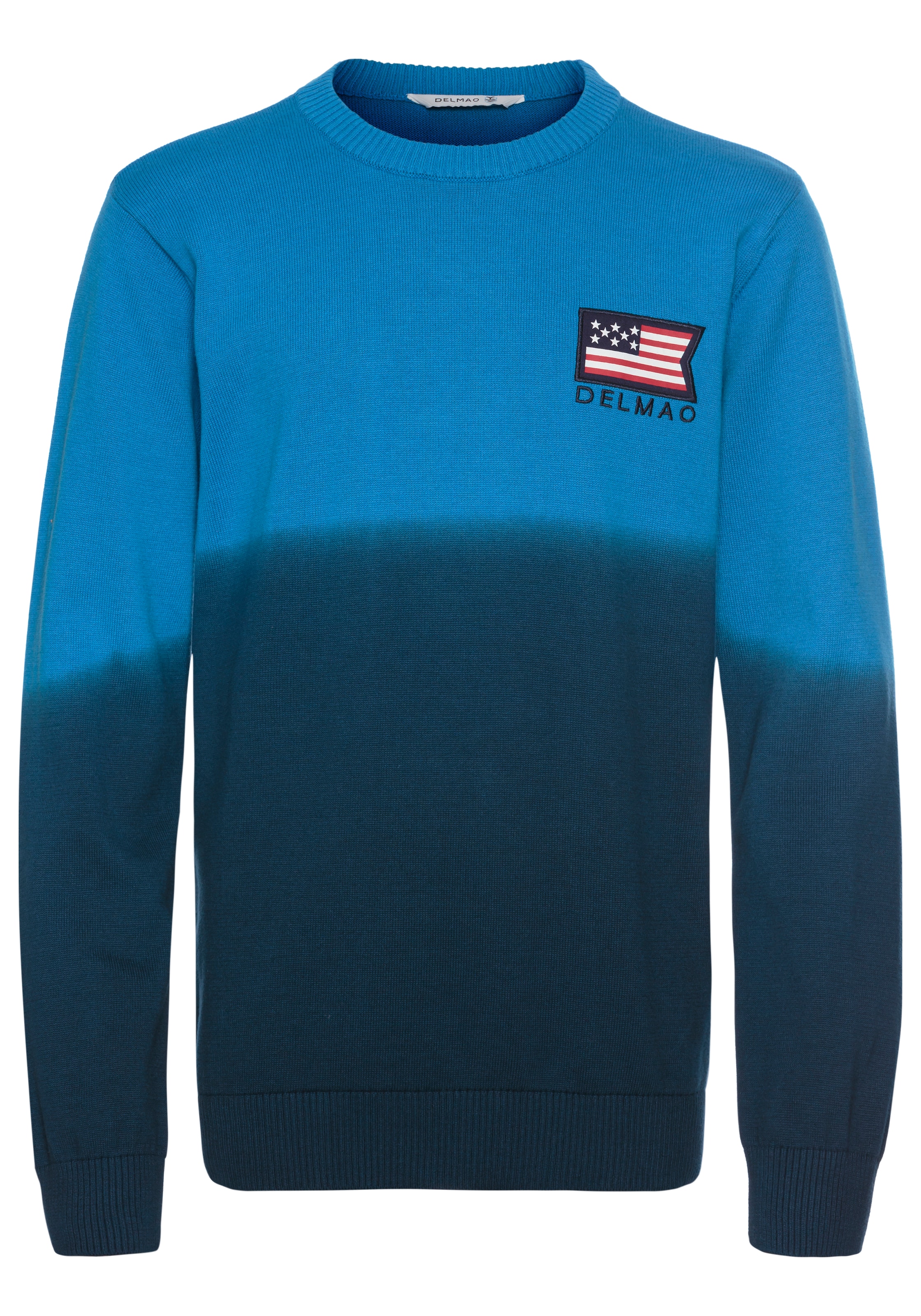 DELMAO Pullover in Blau: Vorderseite
