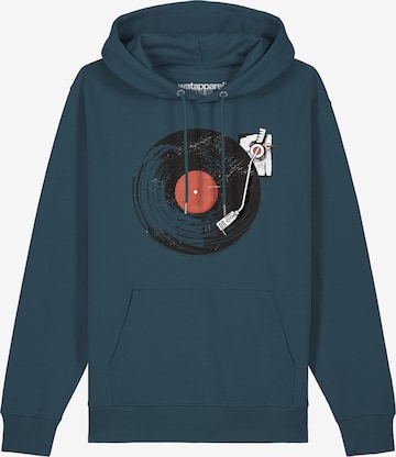 Sweat-shirt Watapparel en bleu : devant