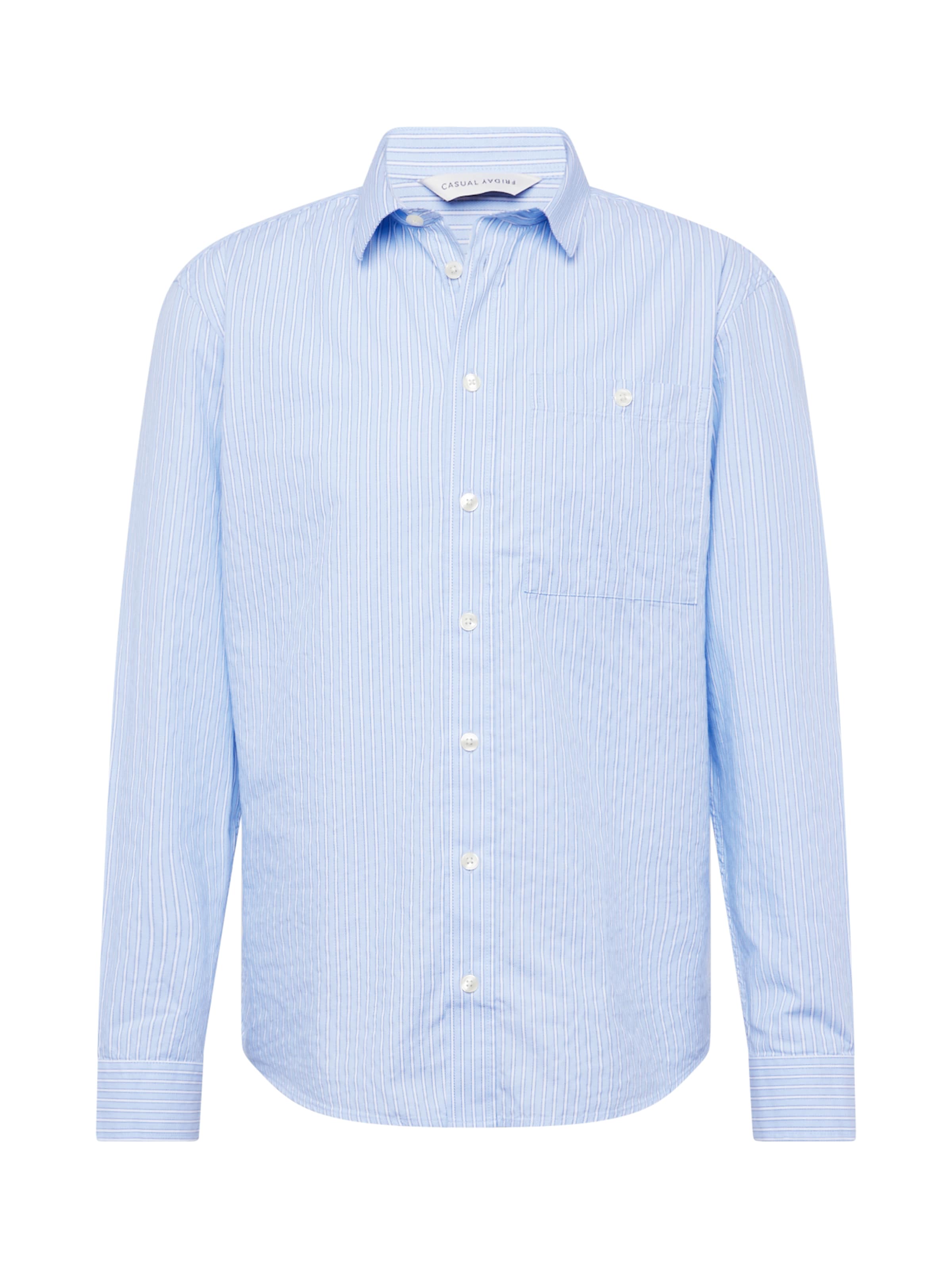 Casual Friday Regular fit Риза &#x27;CF ALVIN&#x27; в синьо: отпред