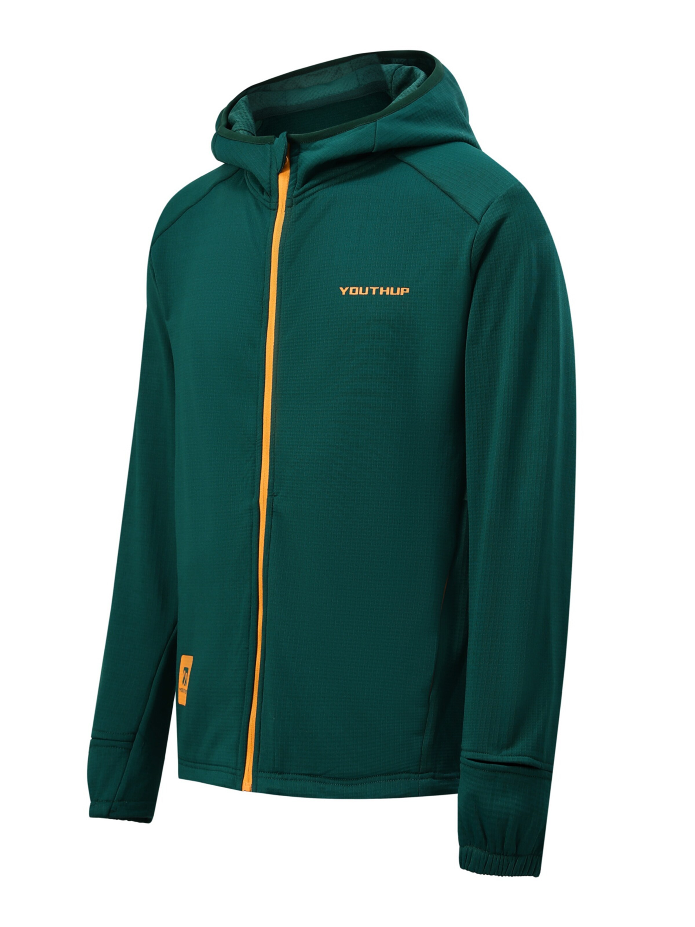 YOUTHUP Athletic Jacket 'ARMFENSTER' in Green