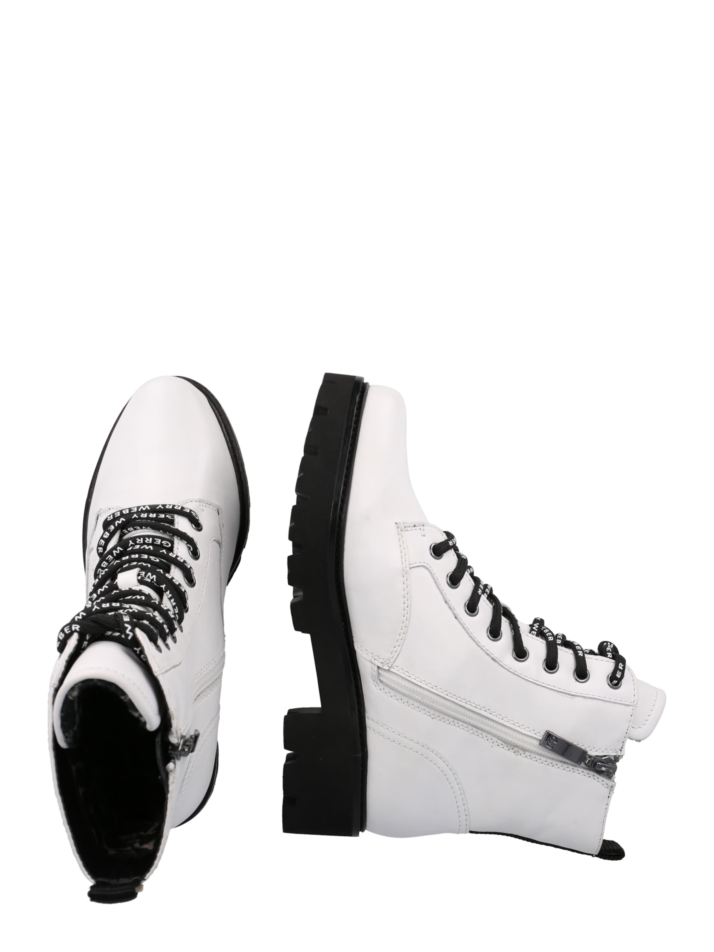 Stivaletto stringato 'Carla' di GERRY WEBER in bianco
