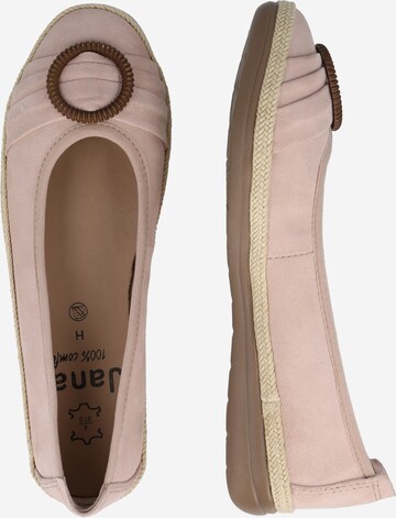 JANA Ballet Flats in Pink