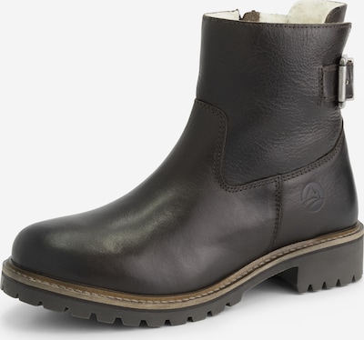 Travelin Bottines 'Kammerfoss' en brun foncé, Vue avec produit