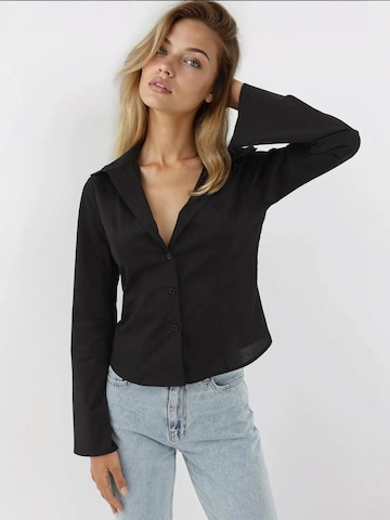 Camicia da donna 'Hemden' di Hiccup in nero