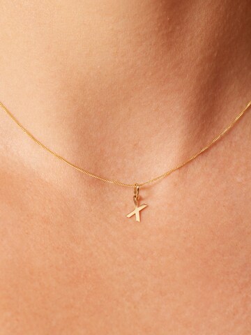 Lucardi Pendant 'Klassisch' in Gold: front