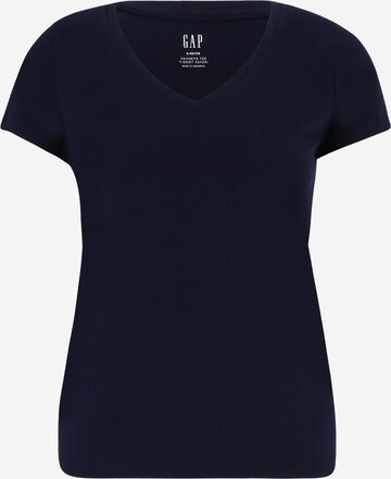 Gap Petite Shirt in Blue: front