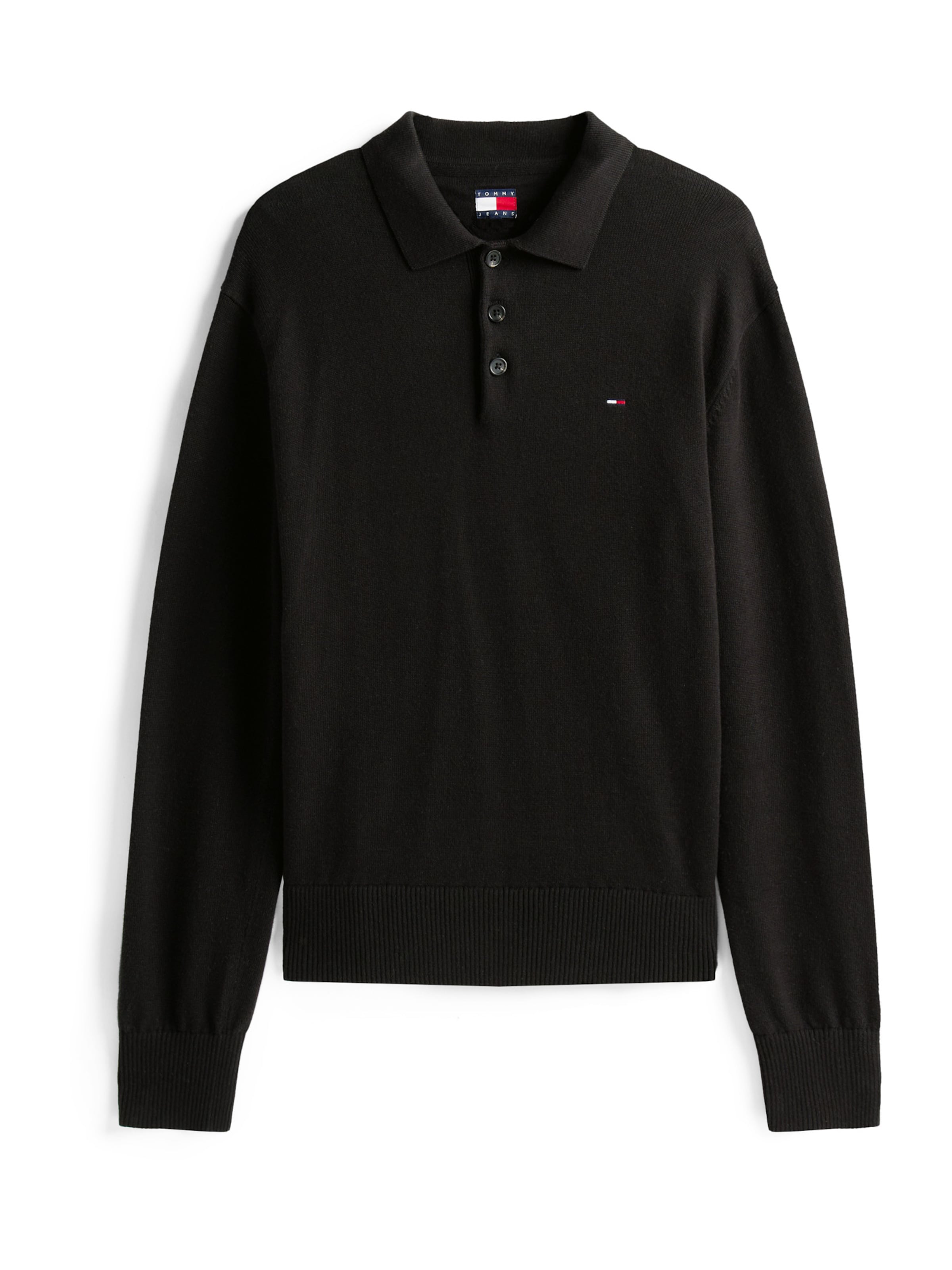 Tommy Jeans Sweater &#x27;ESSENTIAL &#x27; in Black: front