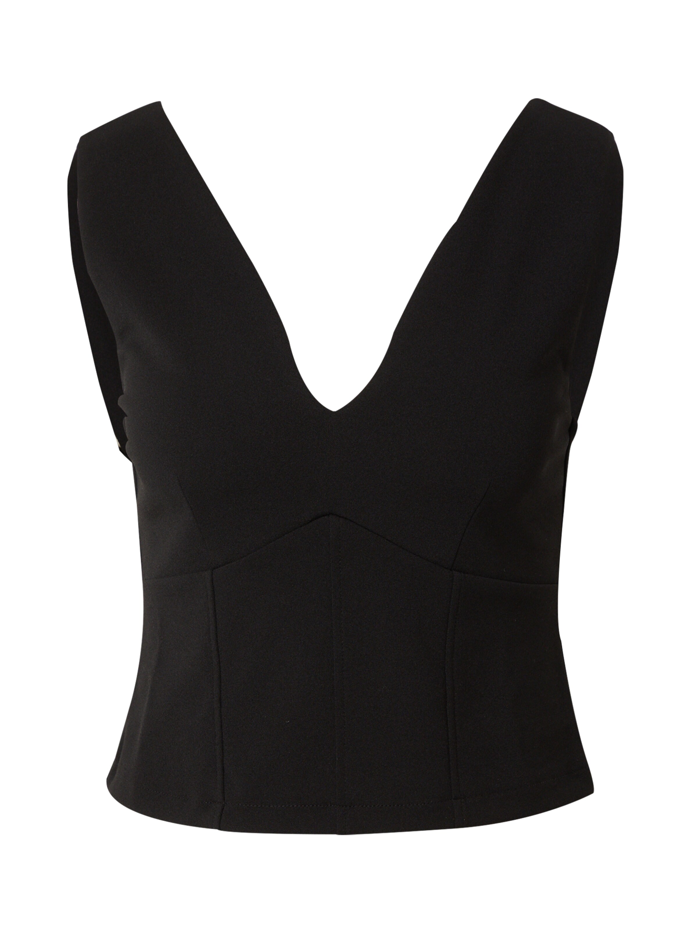 Guido Maria Kretschmer Women Top 'Joelle' in Zwart: voorkant