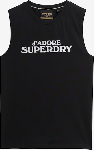 Superdry Top in Zwart: voorkant