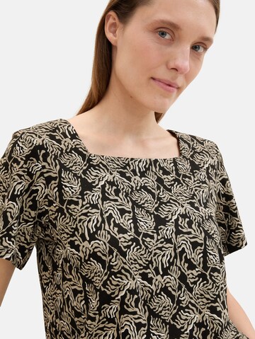 TOM TAILOR Bluse in Schwarz