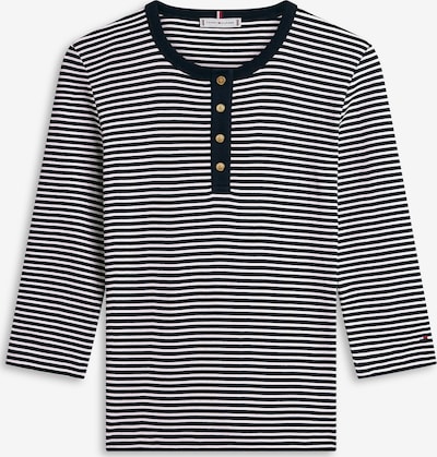 XXS dydžio Marškinėliai iš TOMMY HILFIGER, spalva – tamsiai mėlyna / balta, Prekių apžvalga