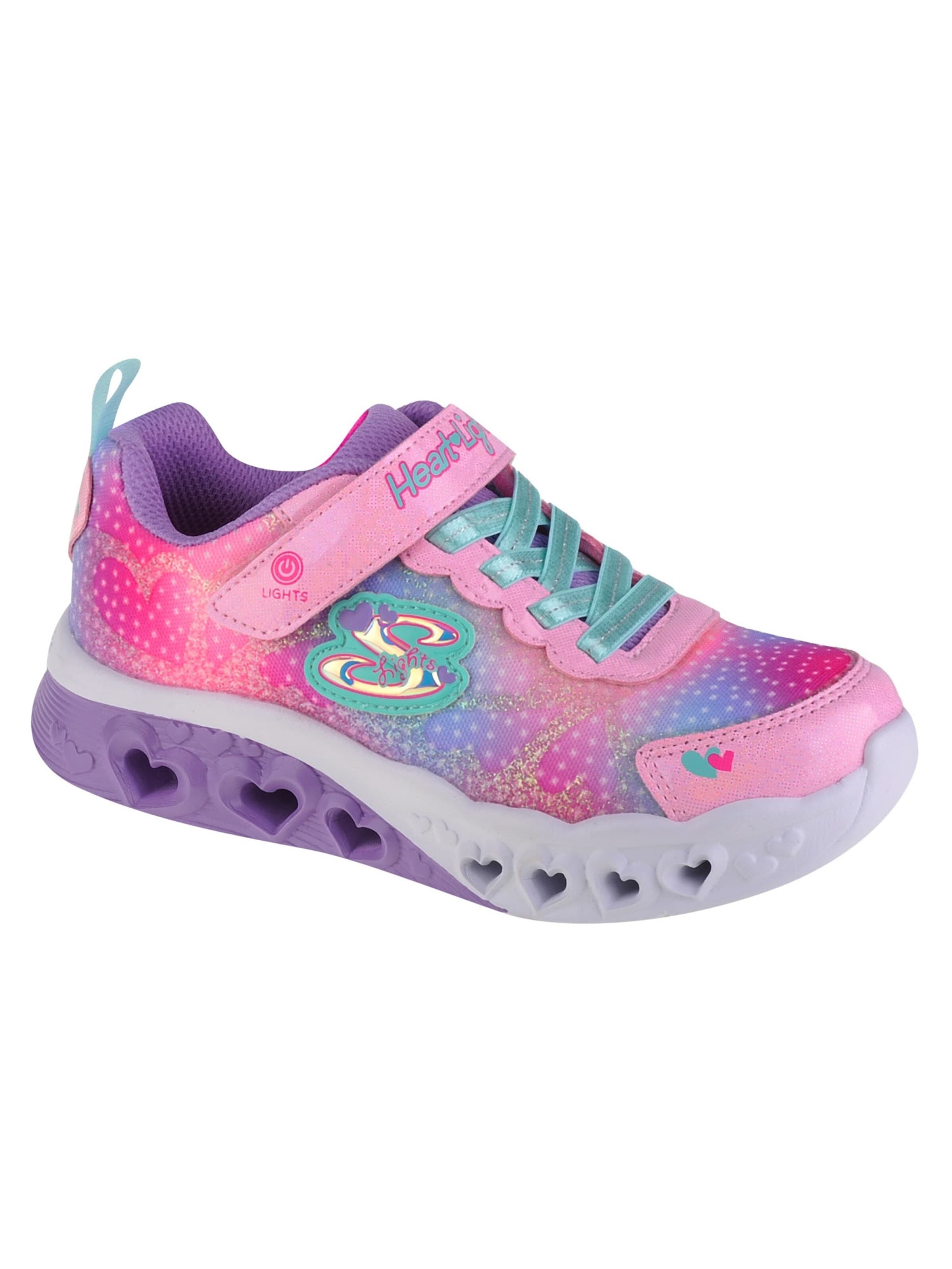 SKECHERS Sneakers 'Skechers Flutter Heart Lights' in Roze