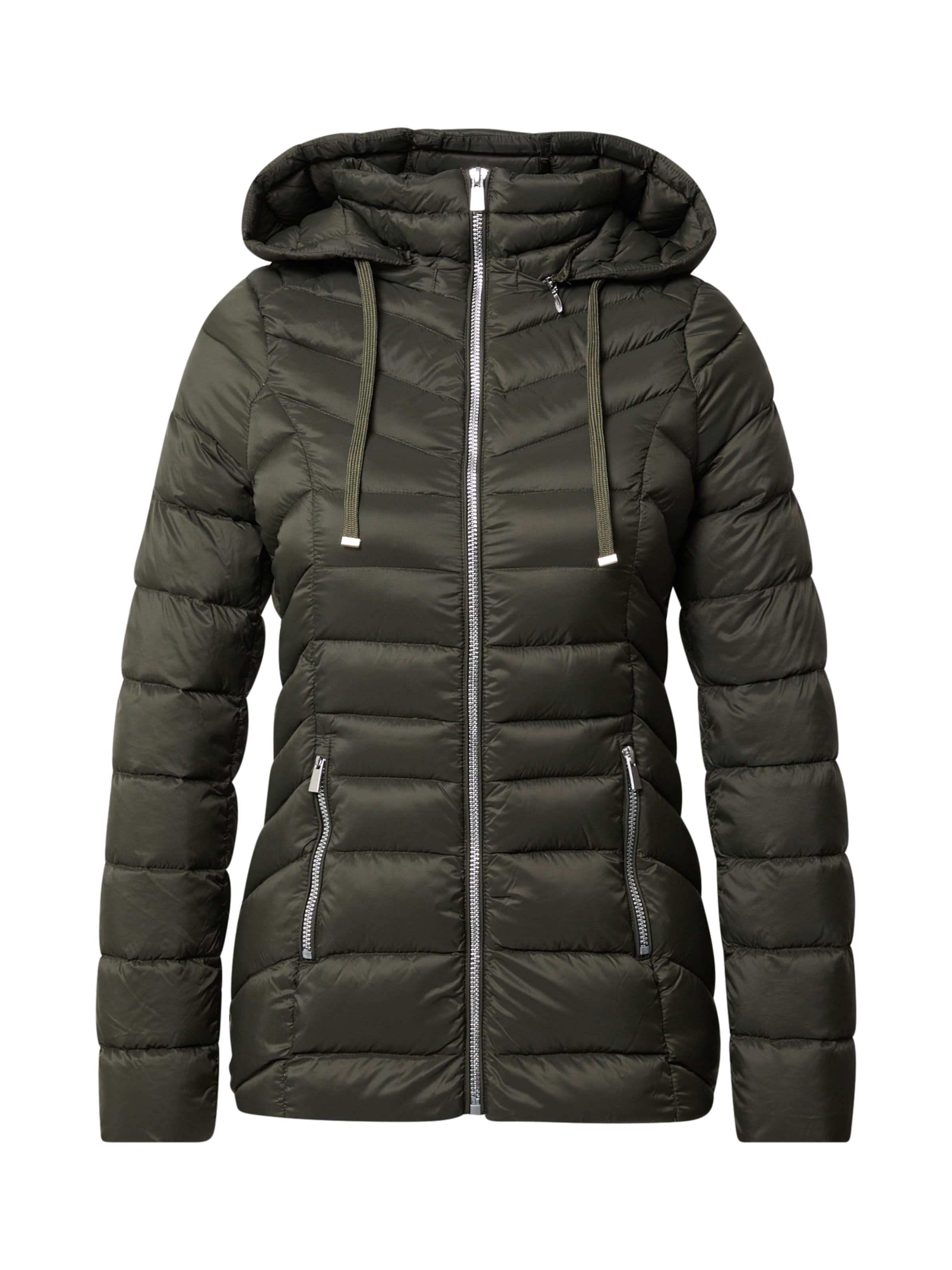 Warehouse Tussenjas in Groen: voorkant