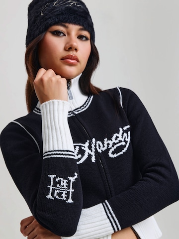 Geacă tricotată de la Ed Hardy pe negru: față