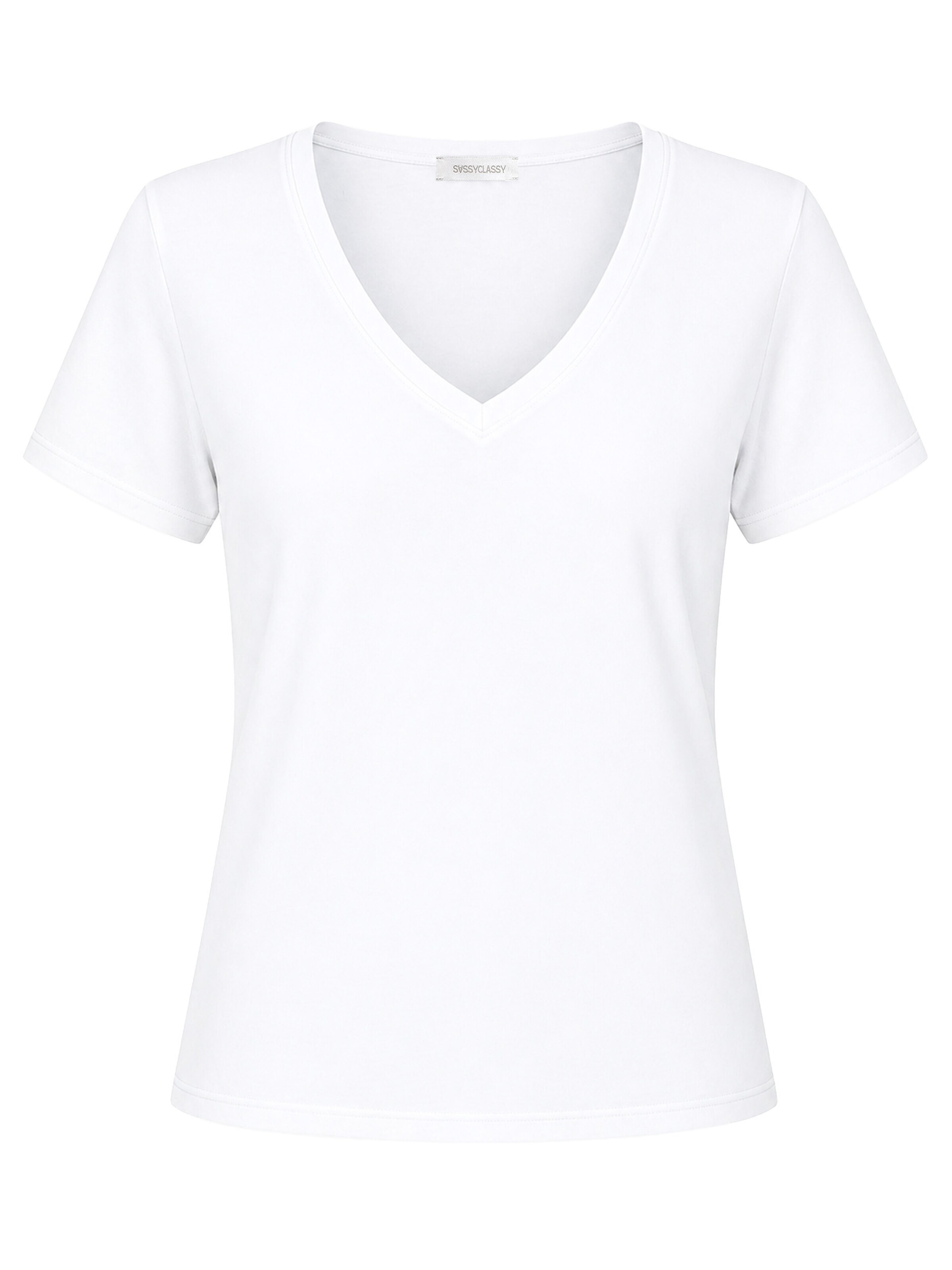 SASSYCLASSY Top in White: front
