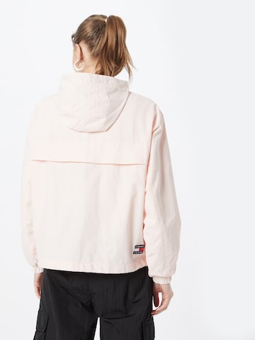 Tommy Jeans Between-season jacket 'Chicago' in Pink