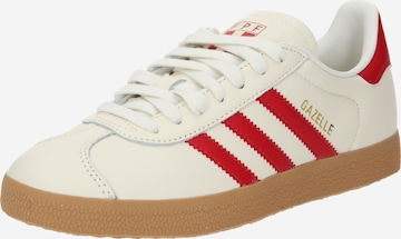 ADIDAS ORIGINALS Sneakers laag 'GAZELLE' in Wit: voorkant