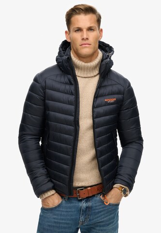 Superdry Демисезонная куртка 'Fuji' в Синий: спереди