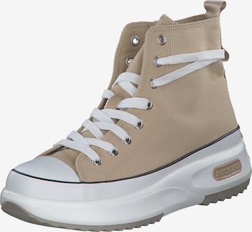 Dockers by Gerli Sneakers hoog in Beige: voorkant