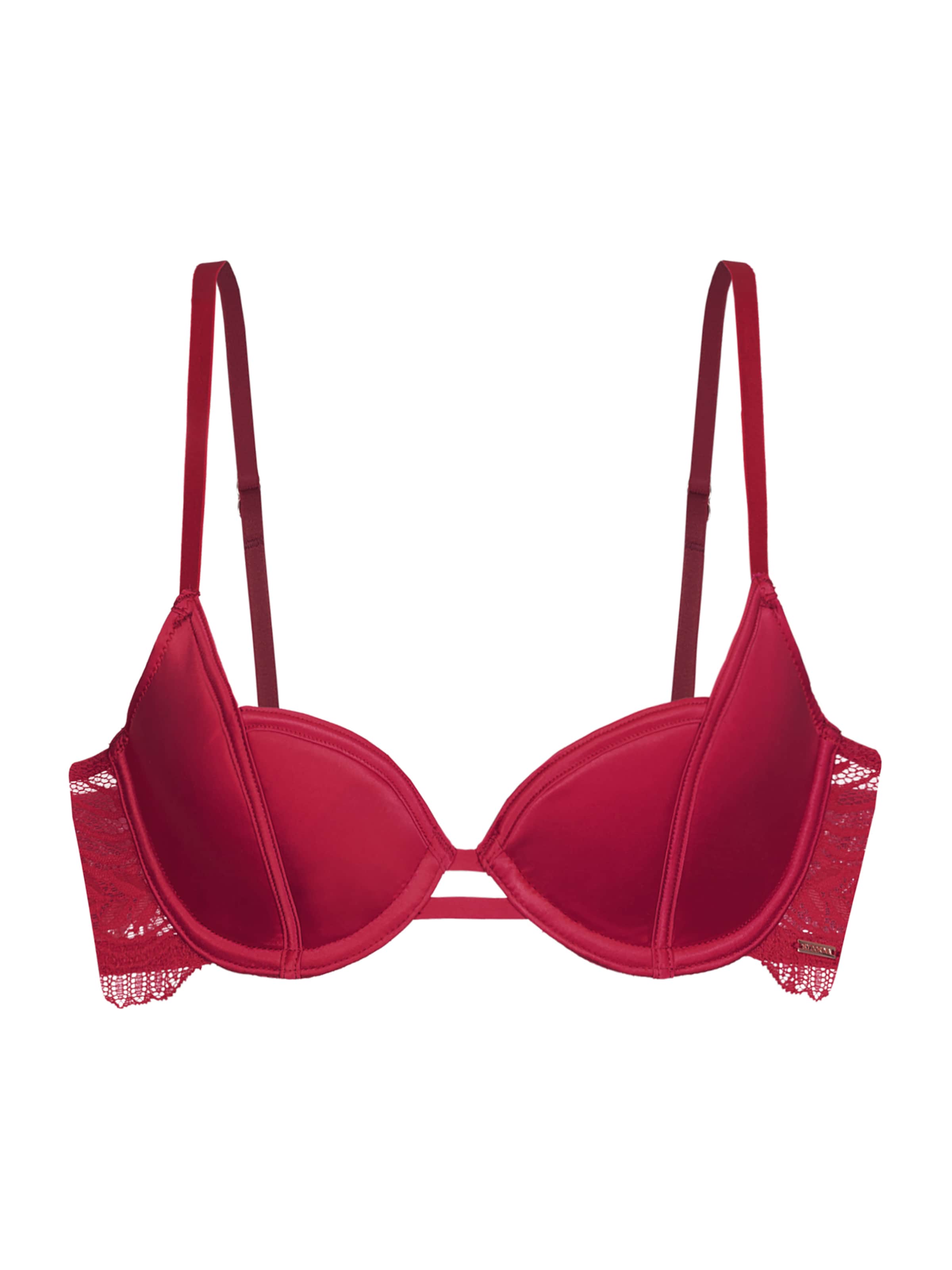 Dorina Balkonetové Podprsenka - Červená: predná strana