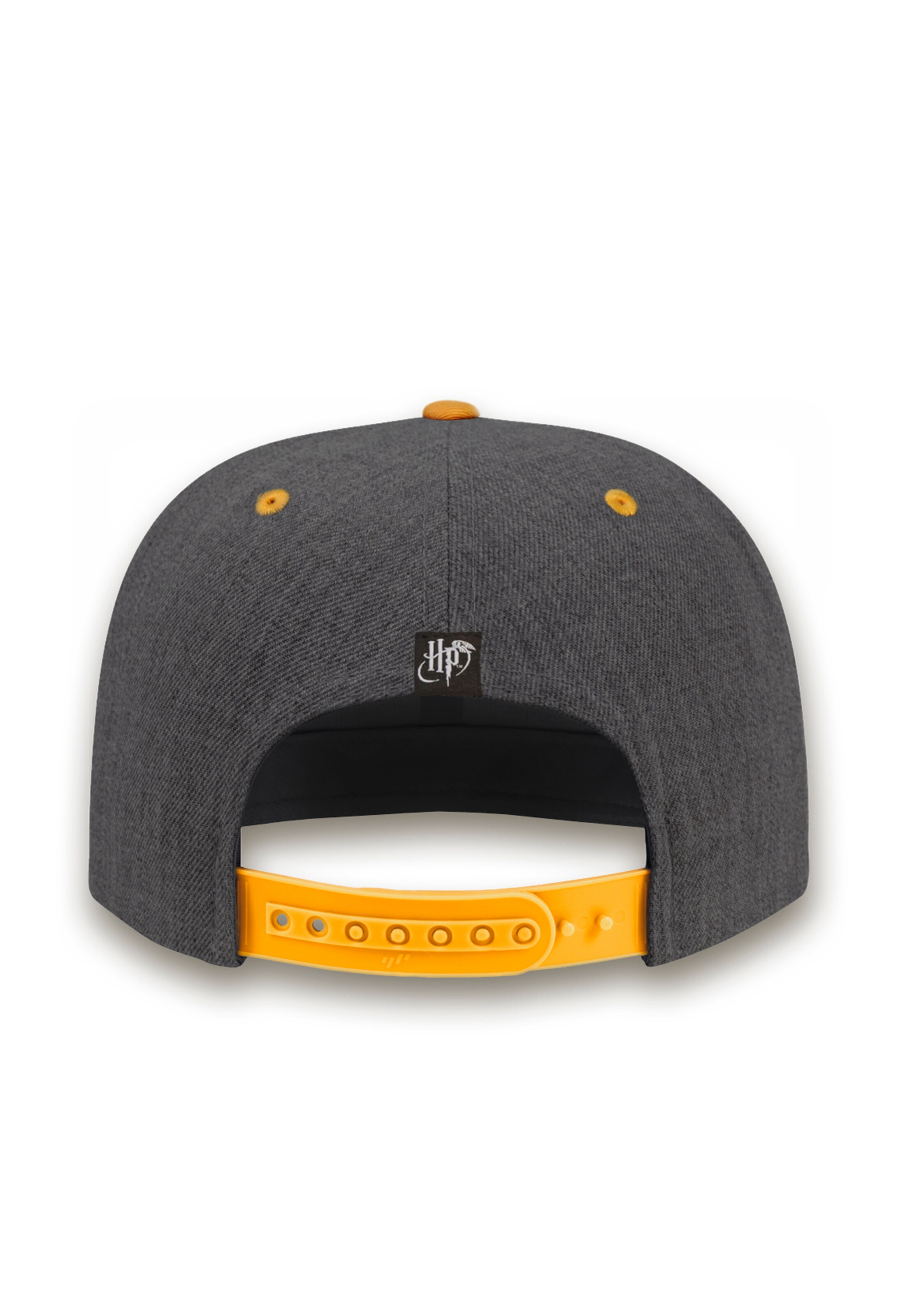 LOGOSHIRT Pet 'Harry Potter – Hufflepuff' in Grijs