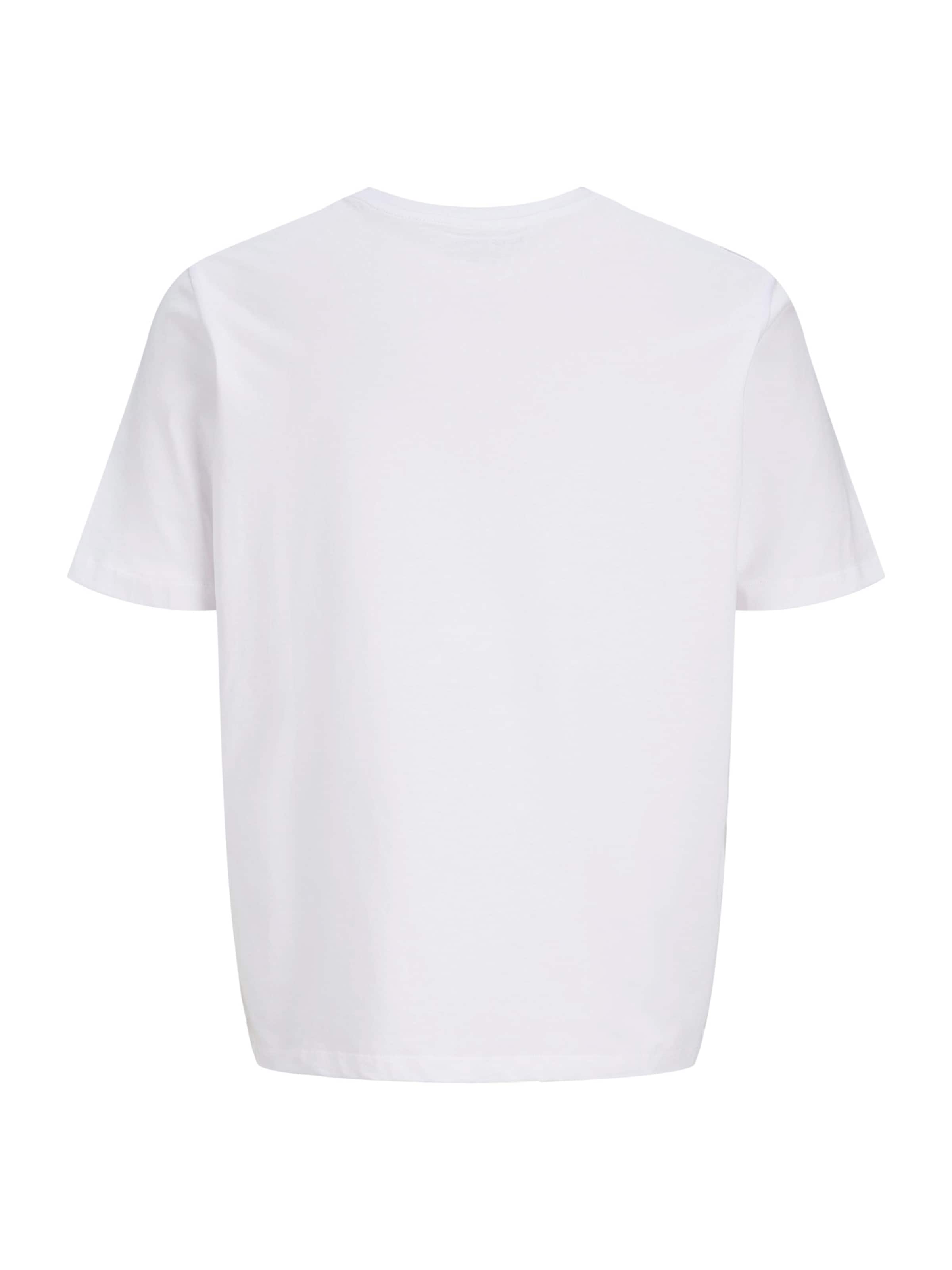 JACK & JONES Paita 'JJHONOLULU' värissä valkoinen