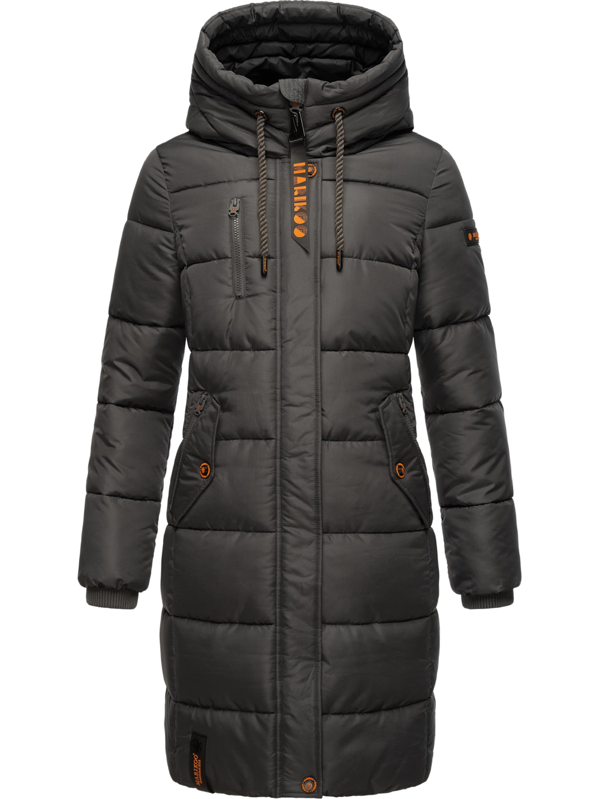 MARIKOO Winter coat &#x27;Yuikoo&#x27; in Grey: front