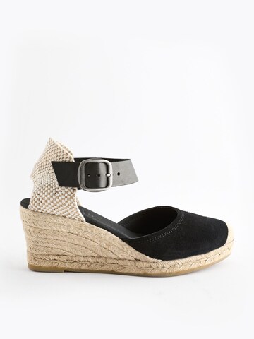 Next Strap Sandals in Black
