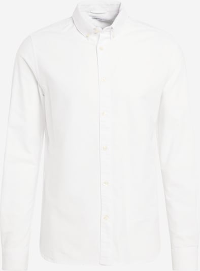 KnowledgeCotton Apparel Hemd 'Harald'  (GOTS) in weiß, Produktansicht