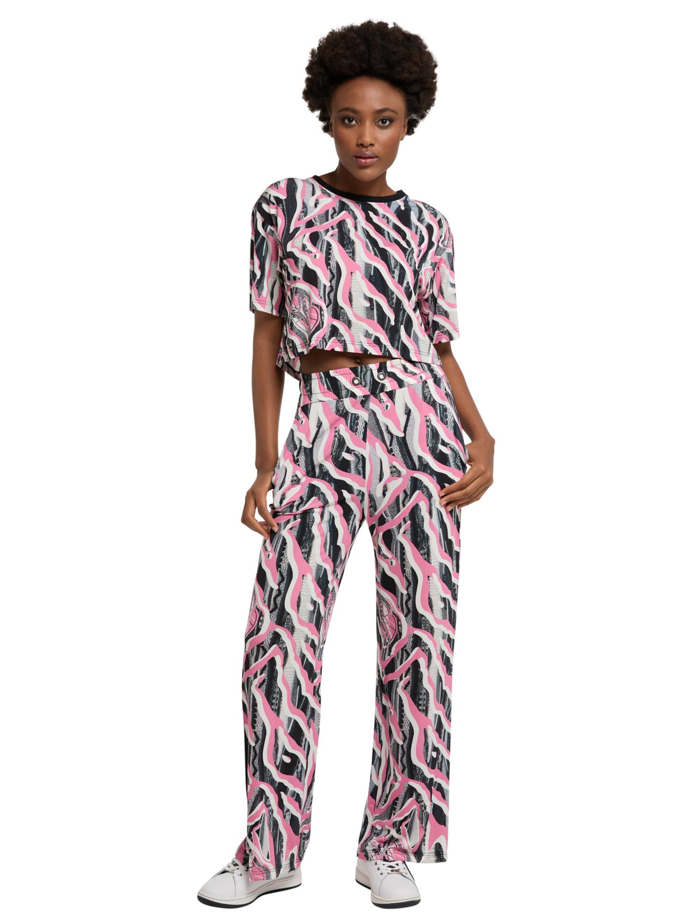 Loosefit Pantalon 'De Antoni' Carlo Colucci en mélange de couleurs