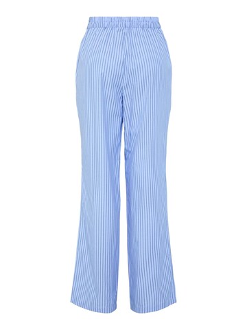 PIECES Wide Leg Hose 'PCFolli' in Blau