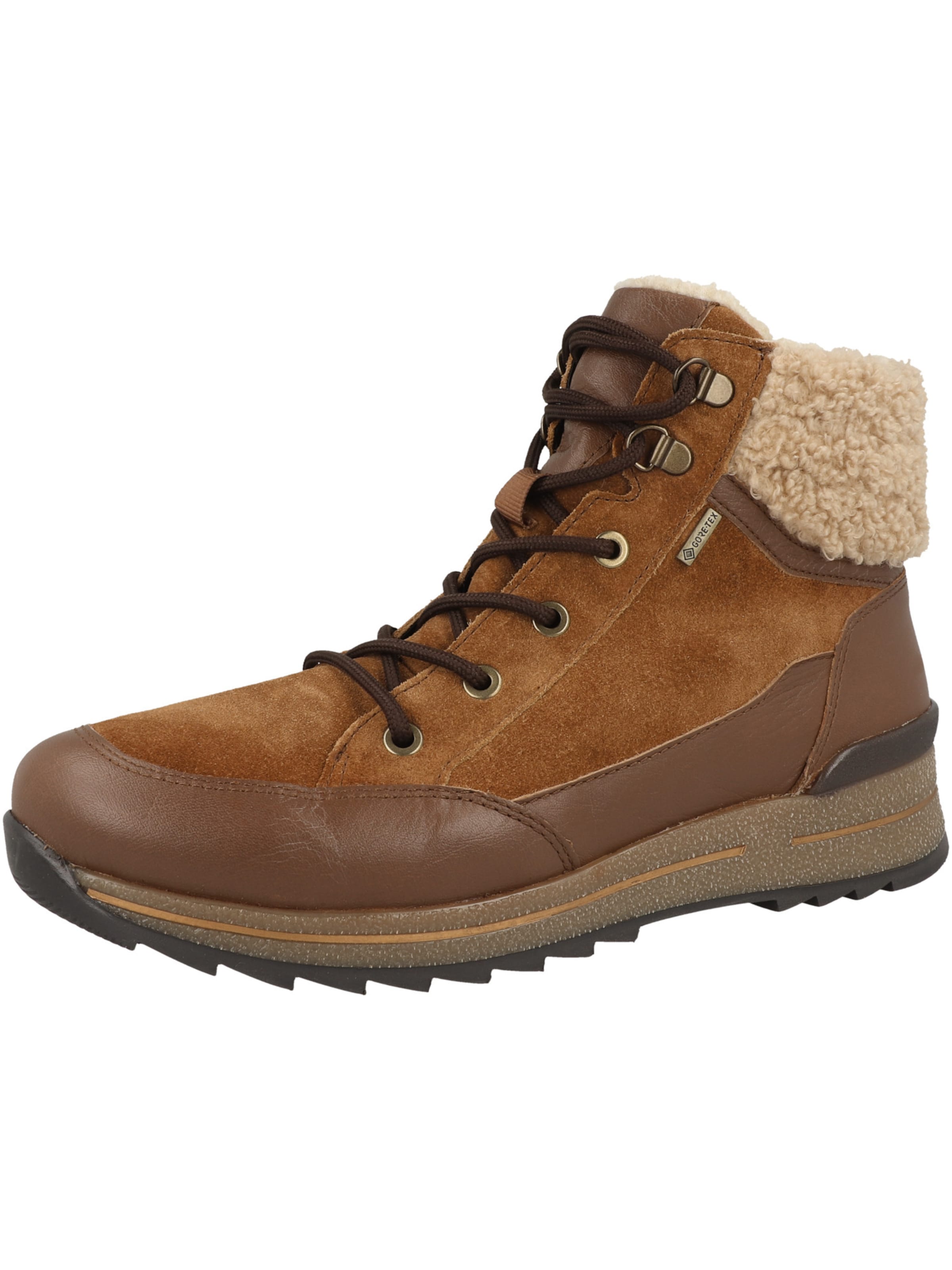 ARA Bottines à lacets '12-24555' en moka, Vue avec produit