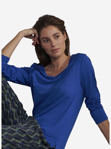 ESSENZA Pajama Shirt 'Eva' in Blue