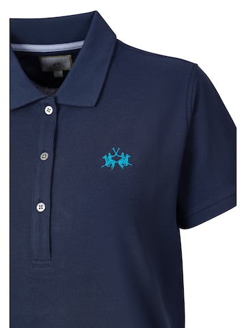 La Martina Poloshirt ' WCP006 ' in Blau