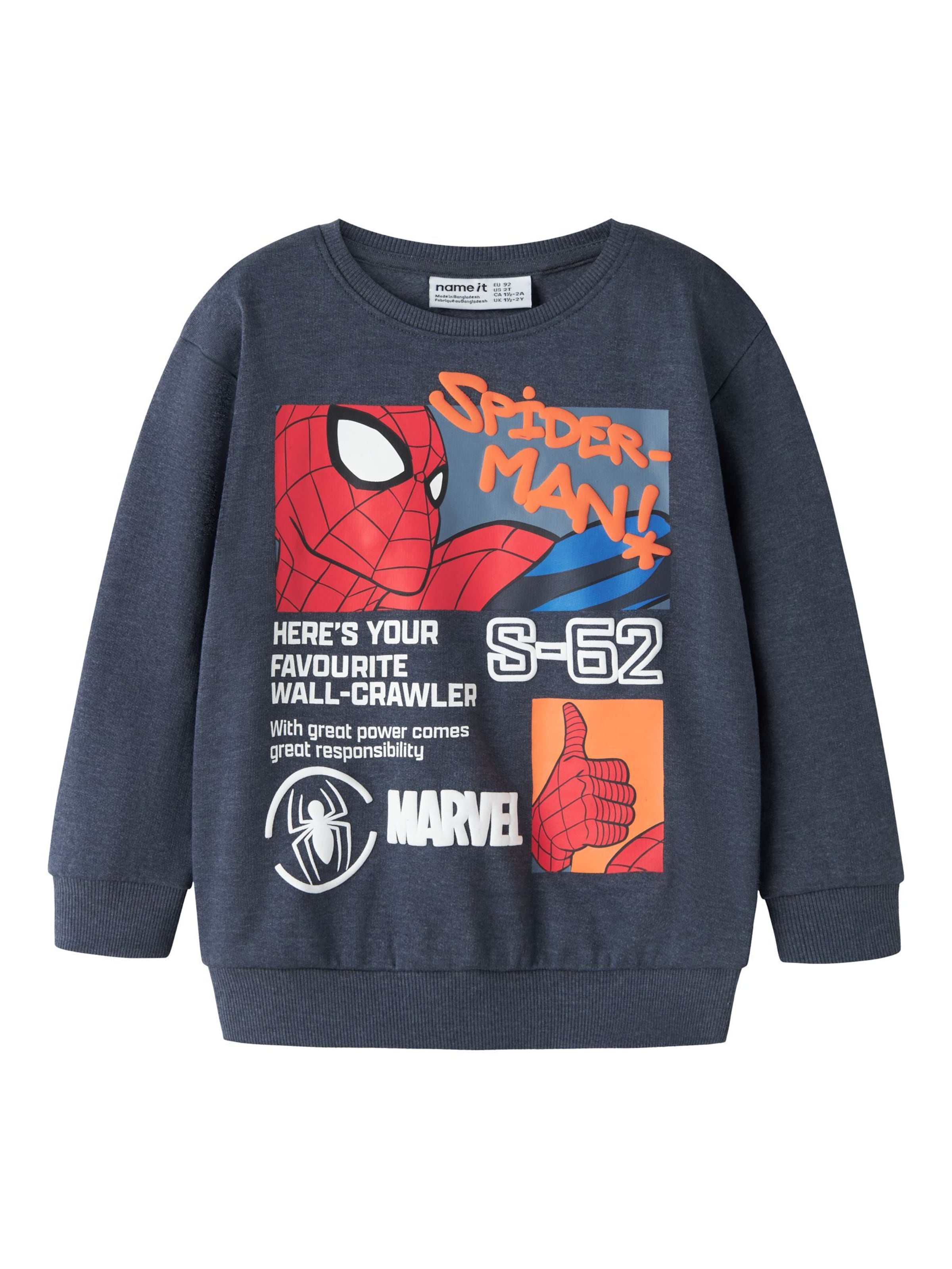 NAME IT Sweatshirt i blå: forside