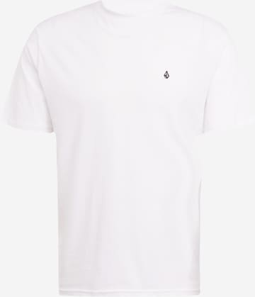 Volcom - Camisa 'Stone Blanks' em branco: frente