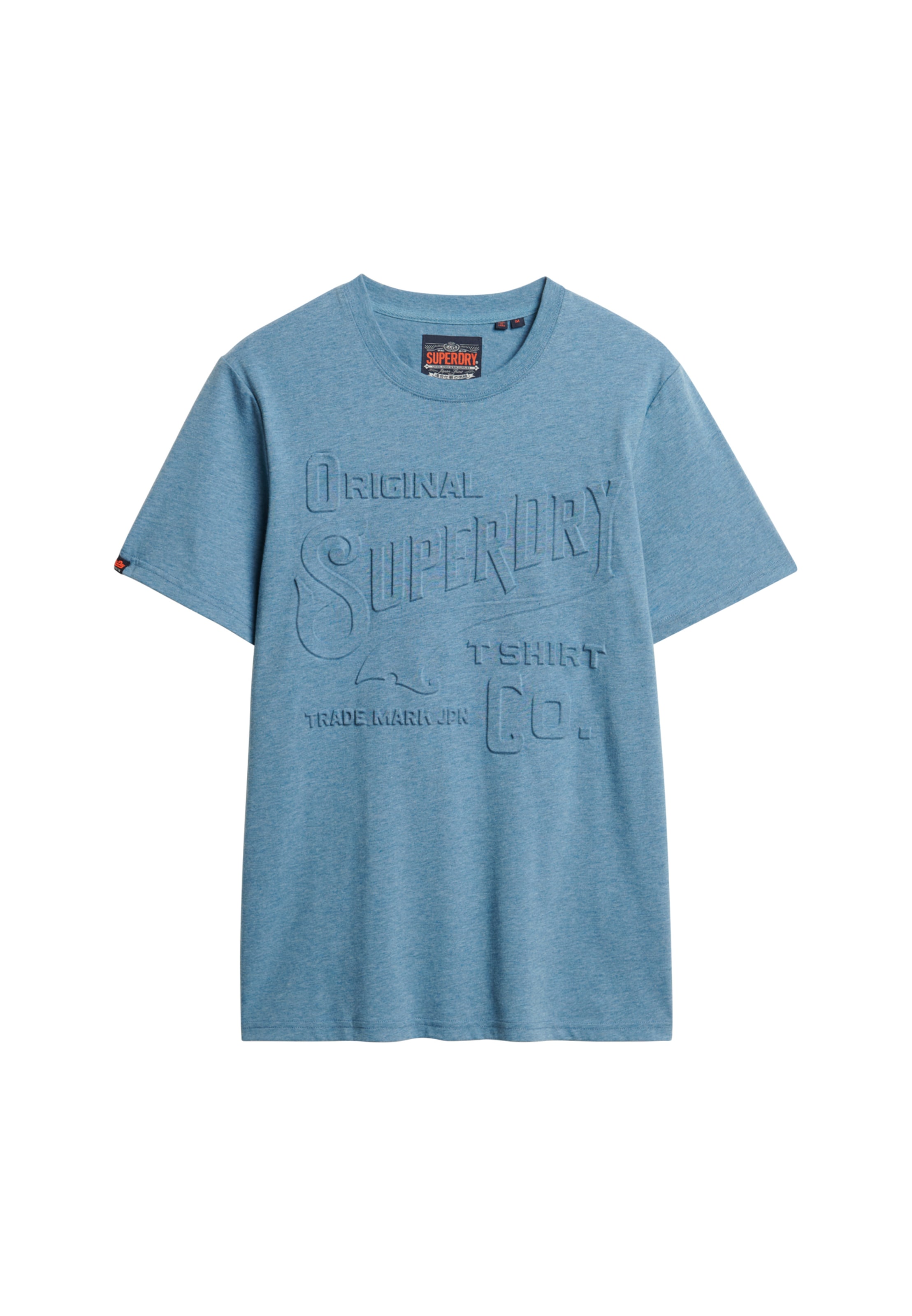 T-Shirt Superdry en bleu : devant