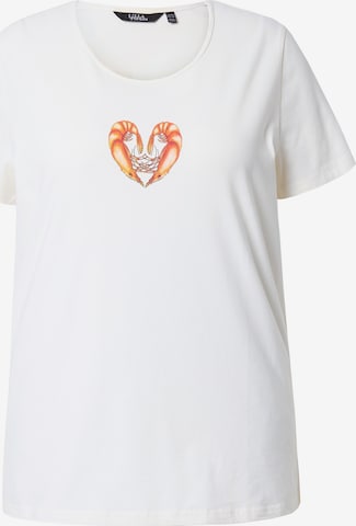 Ulla Popken Shirt in Weiß: Vorderseite