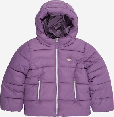 UNITED COLORS OF BENETTON Talvitakki värissä lila / valkoinen, Tuotenäkymä