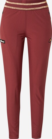 Coupe slim Pantalon de sport 'Zoie' ELLESSE en rouge : devant