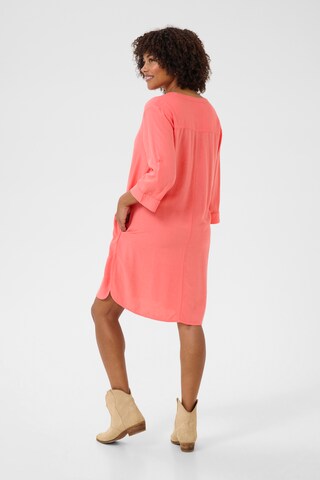 Robe-chemise 'Venta' Cream en orange
