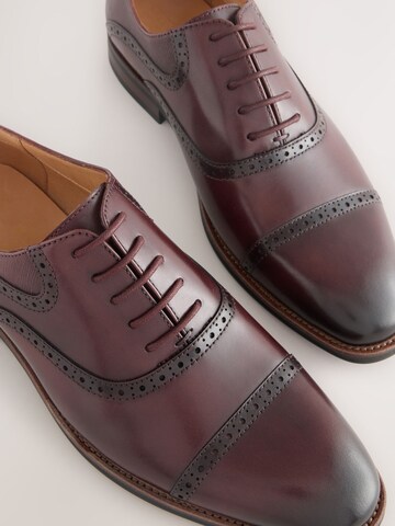 Chaussure à lacets 'Oxford' Next en rouge